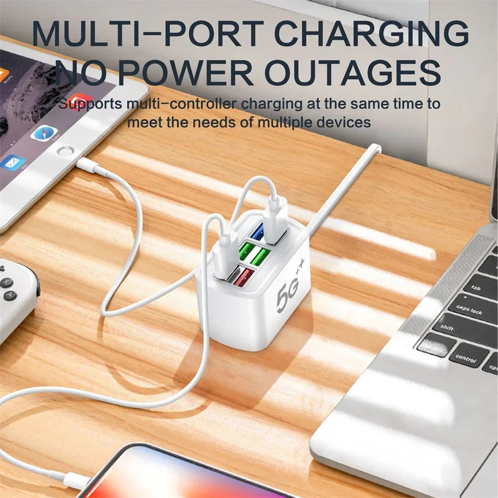 6 in 1 USB Power Strip 30W