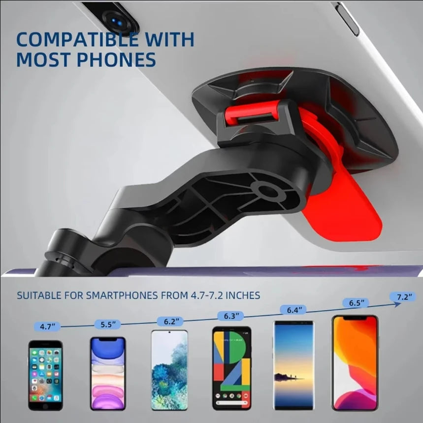 Phone Holder for Motorcycle-Bicycle with Vibration Damper