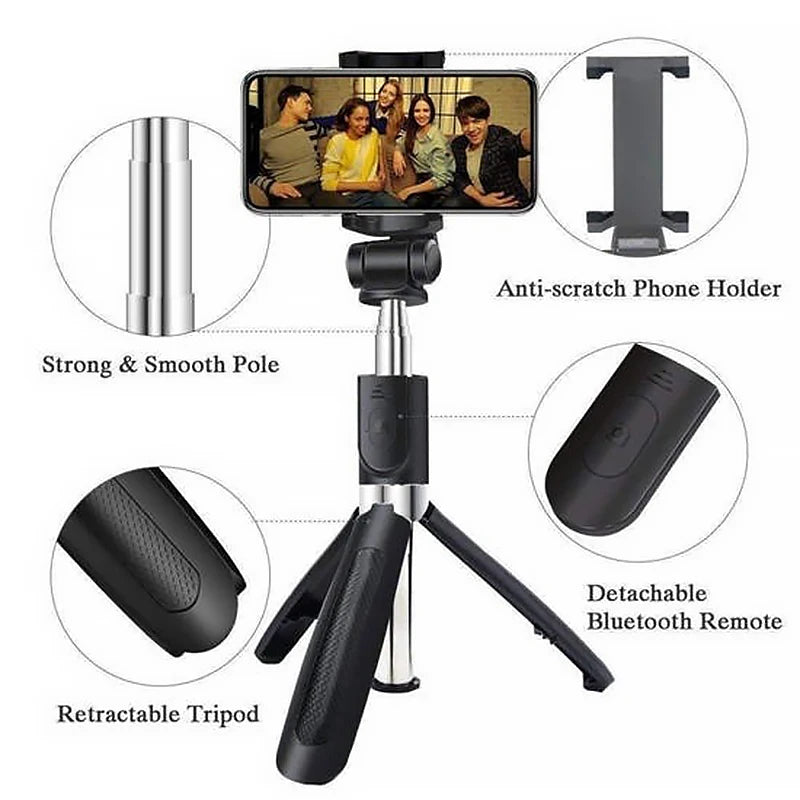 Bluetooth Selfie Stick tripod