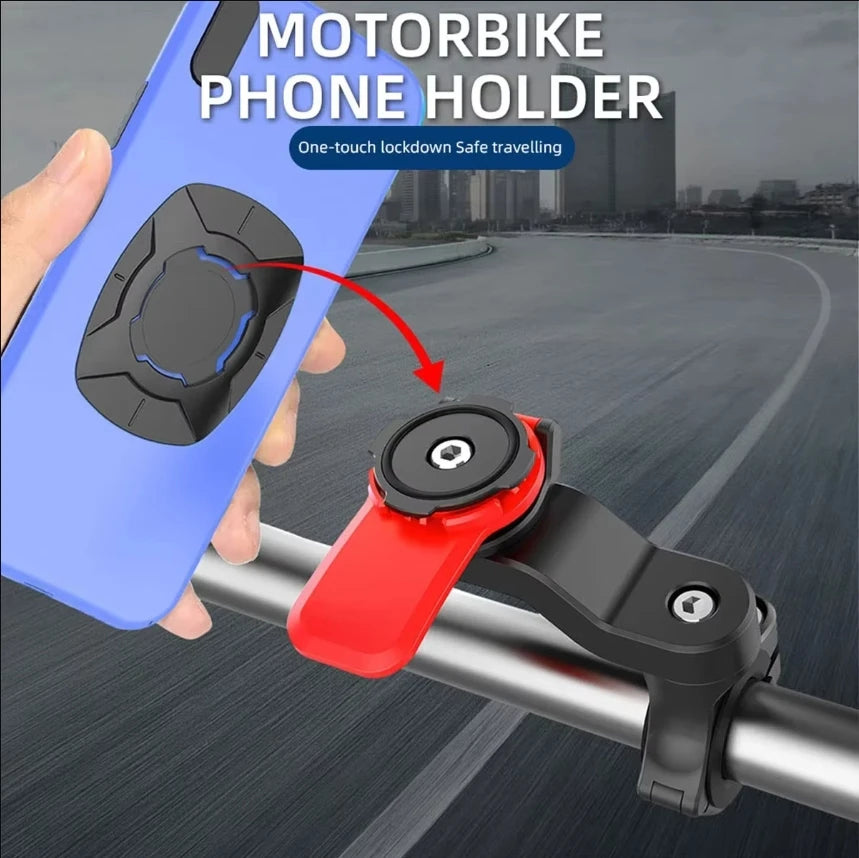 Phone Holder for Motorcycle-Bicycle with Vibration Damper
