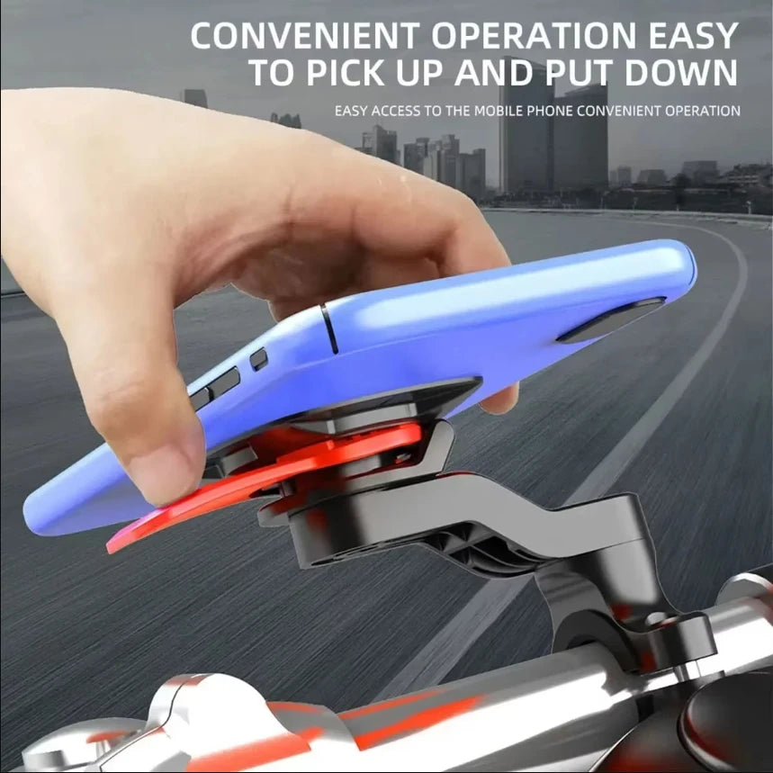 Phone Holder for Motorcycle-Bicycle with Vibration Damper
